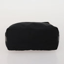 GUCCI Bamboo Shoulder Bag Nylon 2 Set Black Auth 187896-16