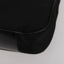 GUCCI Bamboo Shoulder Bag Nylon 2 Set Black Auth 187896-8