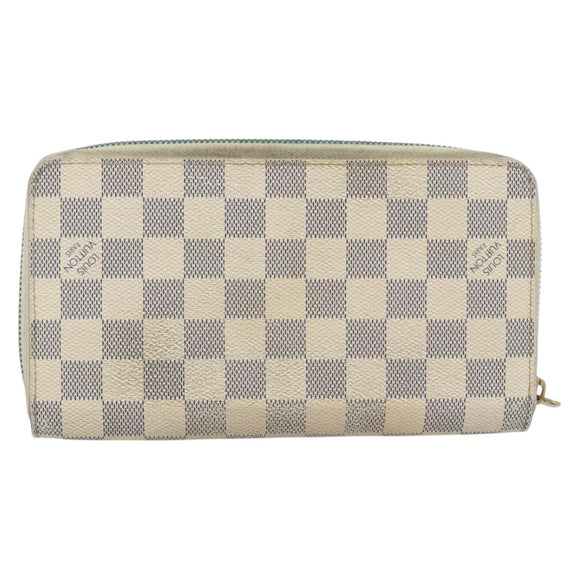 LOUIS VUITTON Monogram Damier Azur Wallet 2 Set LV Auth 187897