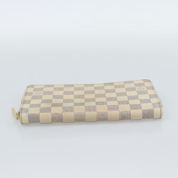 LOUIS VUITTON Monogram Damier Azur Wallet 2 Set LV Auth 187897