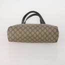 GUCCI GG Supreme Web Sherry Line Bag PVC Suede 3 Set Beige Brown Auth 187898-7