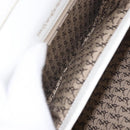 SAINT LAURENT Leather Shoulder Bag White Gold Auth 187920A-19