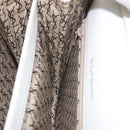 SAINT LAURENT Leather Shoulder Bag White Gold Auth 187920A-21