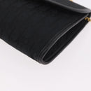 Christian Dior Trotter Canvas Chain Shoulder Bag Black Gold Auth 187926V-11