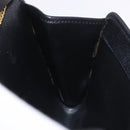 Christian Dior Trotter Canvas Chain Shoulder Bag Black Gold Auth 187926V-18