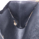 Christian Dior Trotter Canvas Chain Shoulder Bag Black Gold Auth 187926V-19