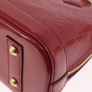 LOUIS VUITTON Vernis Alma BB Hand Bag Rose Andian M91771 LV Auth 187928V-17