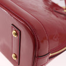 LOUIS VUITTON Vernis Alma BB Hand Bag Rose Andian M91771 LV Auth 187928V-19