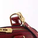 LOUIS VUITTON Vernis Alma BB Hand Bag Rose Andian M91771 LV Auth 187928V-9
