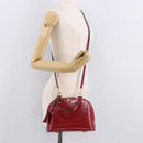 LOUIS VUITTON Vernis Alma BB Hand Bag Rose Andian M91771 LV Auth 187928V-26