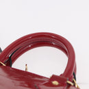 LOUIS VUITTON Vernis Alma BB Hand Bag Rose Andian M91771 LV Auth 187928V-14