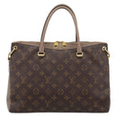 LOUIS VUITTON Monogram Pallas MM Hand Bag 2way LV Auth 187929M-13