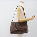 LOUIS VUITTON Monogram Pallas MM Hand Bag 2way LV Auth 187929M-29