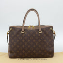 LOUIS VUITTON Monogram Pallas MM Hand Bag 2way LV Auth 187929M-12
