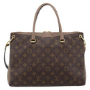 LOUIS VUITTON Monogram Pallas MM Hand Bag 2way LV Auth 187929M-2