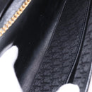 Christian Dior Trotter Chain Shoulder Bag Black Gold Auth 187932V-17