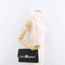 Christian Dior Trotter Chain Shoulder Bag Black Gold Auth 187932V-21