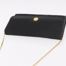 Christian Dior Trotter Chain Shoulder Bag Black Gold Auth 187932V-6