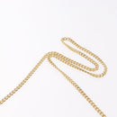 Christian Dior Trotter Chain Shoulder Bag Black Gold Auth 187932V-8