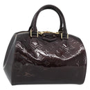 LOUIS VUITTON Vernis Montana Hand Bag Rouge Forbist LV Auth 187934V-1