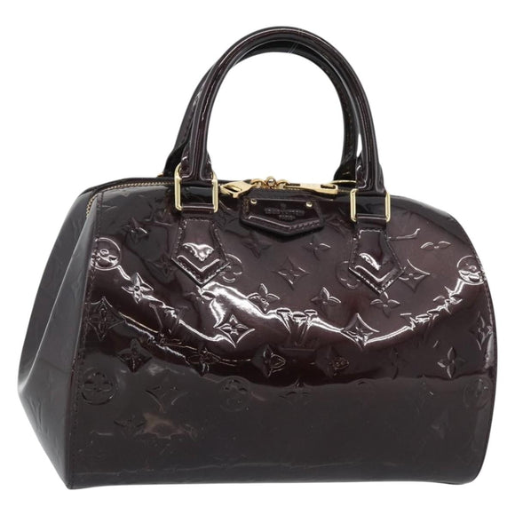 LOUIS VUITTON Vernis Montana Hand Bag Rouge Forbist LV Auth 187934V