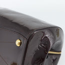 LOUIS VUITTON Vernis Montana Hand Bag Rouge Forbist LV Auth 187934V-9