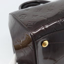 LOUIS VUITTON Vernis Montana Hand Bag Rouge Forbist LV Auth 187934V-14