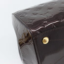 LOUIS VUITTON Vernis Montana Hand Bag Rouge Forbist LV Auth 187934V-16