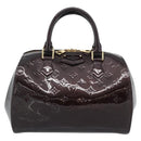 LOUIS VUITTON Vernis Montana Hand Bag Rouge Forbist LV Auth 187934V-13