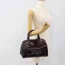 LOUIS VUITTON Vernis Montana Hand Bag Rouge Forbist LV Auth 187934V-22