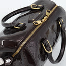 LOUIS VUITTON Vernis Montana Hand Bag Rouge Forbist LV Auth 187934V-6
