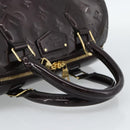 LOUIS VUITTON Vernis Montana Hand Bag Rouge Forbist LV Auth 187934V-7