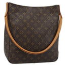 LOUIS VUITTON Monogram Looping GM Shoulder Bag M51145 LV Auth 187937V-1