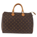 LOUIS VUITTON Monogram Speedy 35 Hand Bag M41524 LV Auth 187938V-13
