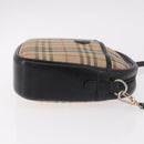 Burberrys Nova Check Shoulder Bag Canvas Beige Gold Auth 187940A-5