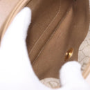 Christian Dior Chain Shoulder Bag Leather Beige Gold Auth 187941-11