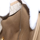 Christian Dior Chain Shoulder Bag Leather Beige Gold Auth 187941-20