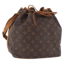 LOUIS VUITTON Monogram Petit Noe Shoulder Bag M42226 LV Auth 187943-1