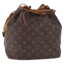 LOUIS VUITTON Monogram Petit Noe Shoulder Bag M42226 LV Auth 187943-13