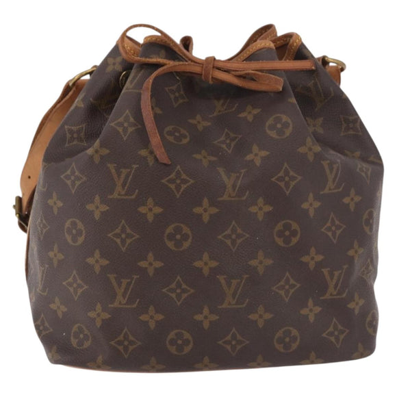 LOUIS VUITTON Monogram Petit Noe Shoulder Bag M42226 LV Auth 187943