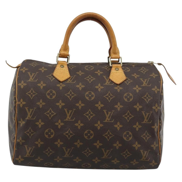 LOUIS VUITTON Monogram Speedy 30 Hand Bag M41526 LV Auth 187947A