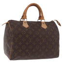 LOUIS VUITTON Monogram Speedy 30 Hand Bag M41526 LV Auth 187948V-1