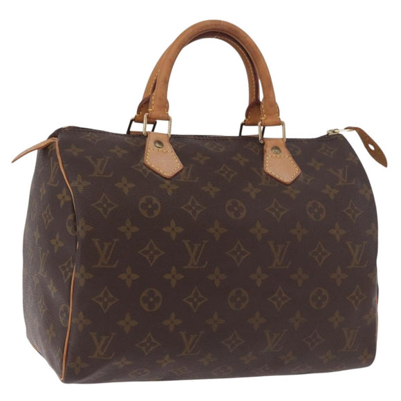 LOUIS VUITTON Monogram Speedy 30 Hand Bag M41526 LV Auth 187948V