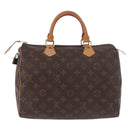 LOUIS VUITTON Monogram Speedy 30 Hand Bag M41526 LV Auth 187948V-2