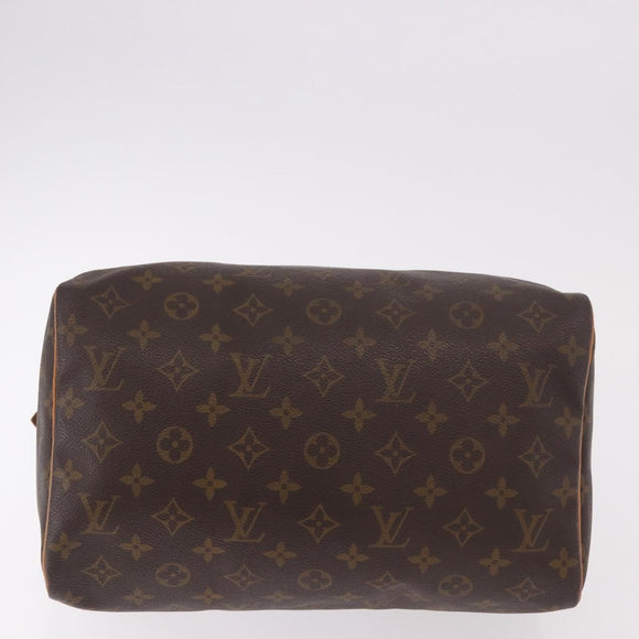 LOUIS VUITTON Monogram Speedy 30 Hand Bag M41526 LV Auth 187948V