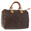 LOUIS VUITTON Monogram Speedy 30 Hand Bag M41526 LV Auth 187949A-1