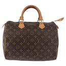 LOUIS VUITTON Monogram Speedy 30 Hand Bag M41526 LV Auth 187949A-13
