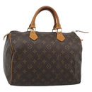 LOUIS VUITTON Monogram Speedy 30 Hand Bag L002 LV Auth 187950A-1