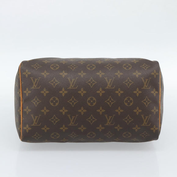 LOUIS VUITTON Monogram Speedy 30 Hand Bag L002 LV Auth 187950A