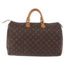 LOUIS VUITTON Monogram Speedy 40 Hand Bag M41522 LV Auth 187951V-2